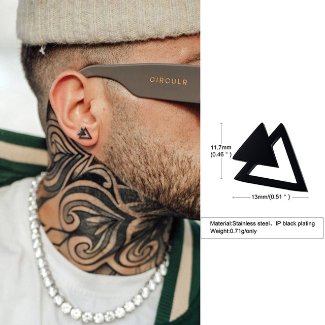 Double Triangles Temporary Fake Tattoo Sticker (Set of 4) - OhMyTat - Shop  OhMyTat Temporary Tattoos - Pinkoi